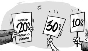 El justo aumento salarial