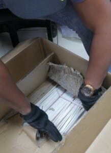 Cocaina es incautada por DNCD: Al menos 100 sorbetes rellenos de la sustancias
