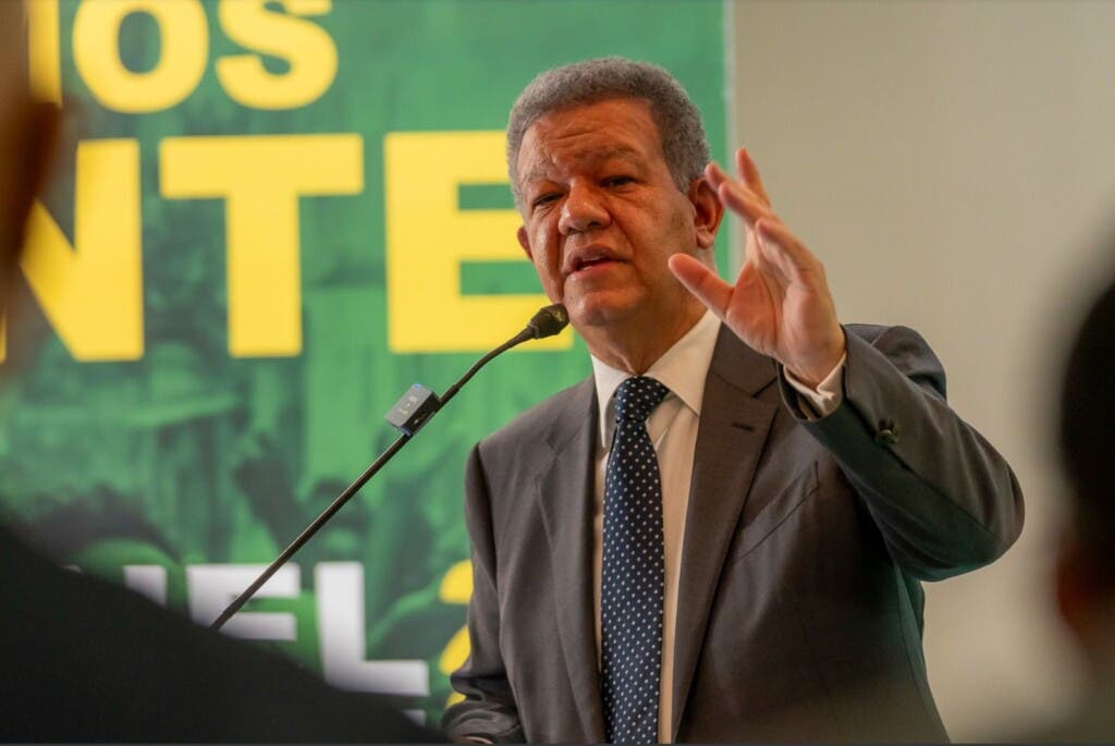 El expresidente de la República Dominicana y presidente del partido Fuerza del Pueblo (FP), Leonel Fernández