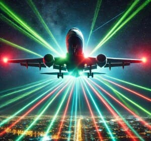 Alertan sobre ataques con luces láser a aviones en aeropuertos dominicanos