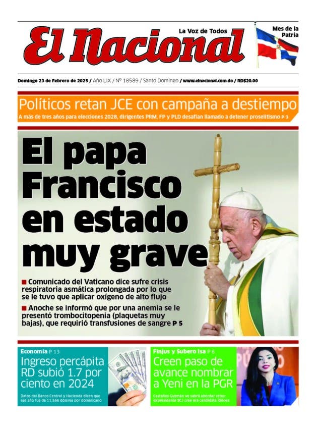 Impreso domingo 23 febrero 2025