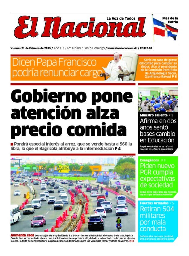 Impreso viernes 21 febrero 2025