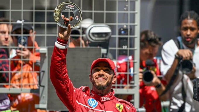 Hamilton logra su primera victoria al esprint en Shanghái