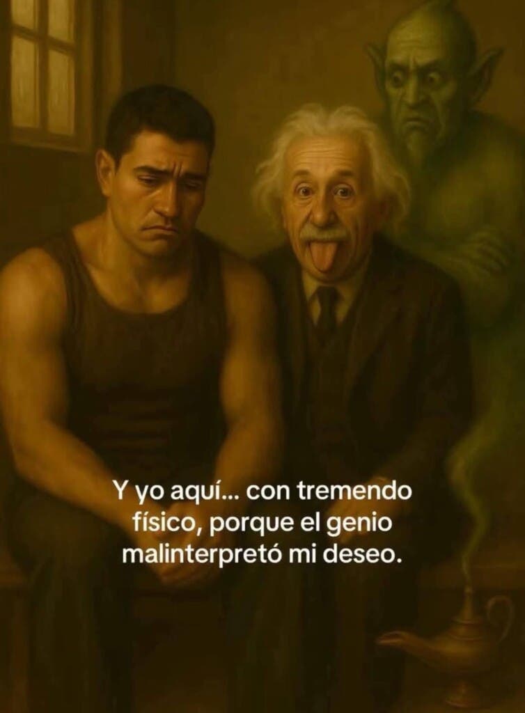 "El genio malinterpretó mi deseo", fenómeno viral en redes