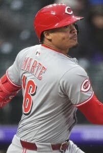 Noelvi Marte sigue ardiendo con el madero