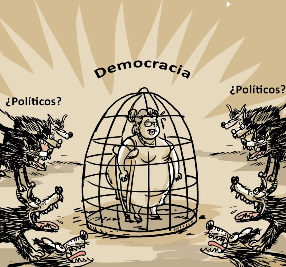 Democracia cautiva aúny se argumenten otras cosas
