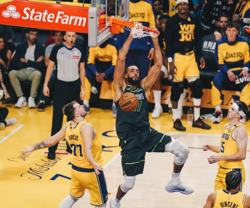 Rudy Gobert fue gigante invencible Wolves