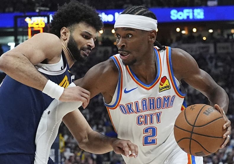 Thunder vence Nuggets en su propio juego