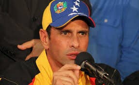 Henrique Capriles: El voto en este momento es un instrumento de protesta en Venezuela