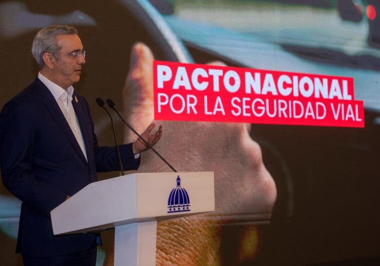 Abinader: Será en junio lanzamiento del Pacto de Seguridad Vial