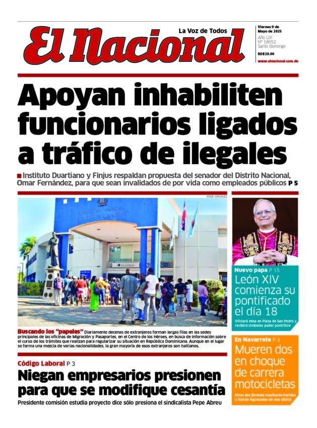 Impreso viernes 9 mayo 2025