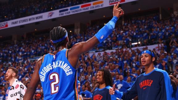 Shai anota 35 y el Thunder presenta su mejor versión ante Denver para avanzar a la final del Oeste