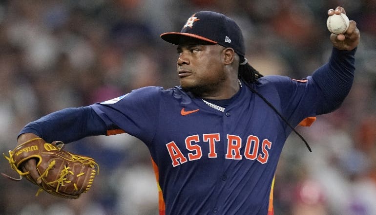 Framber Valdez sigue cortante con los Astros