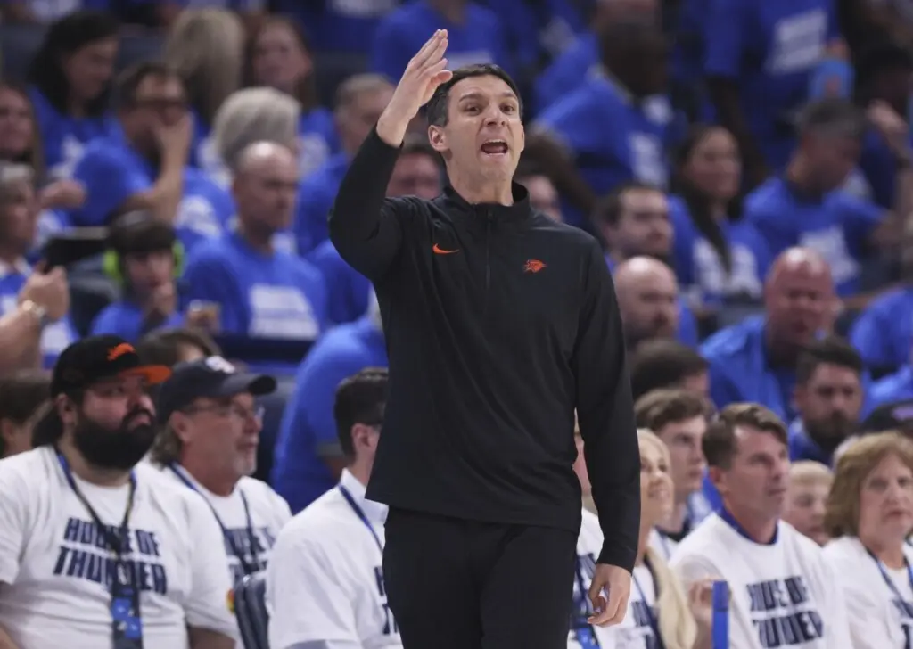Mark Daigneault, entrenador
del Thunder.