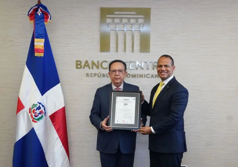 Banco Central recibe certificación internacional por robustecer continuidad de sus operaciones críticas