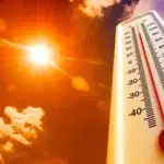 Temperatura calurosa y algunos chubascos en la tarde