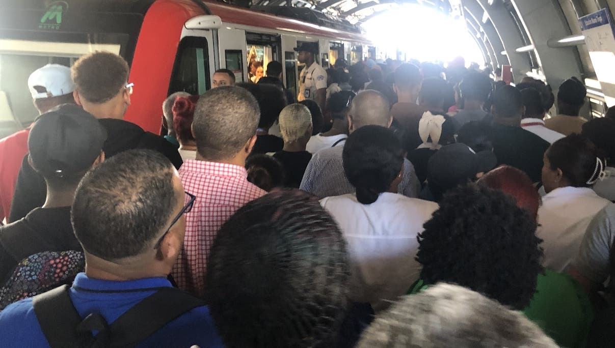 La normalidad regresa al Metro de Santo Domingo tras interrupciones