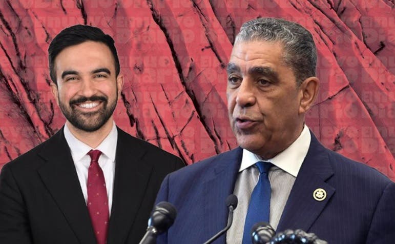 Adriano Espaillat y Zohran Mamdani 