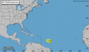 Meteorología sigue vigilando onda tropical ubicada al sureste de las Antillas Menores