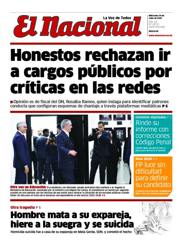 Impreso miércoles 30 de julio 2025
