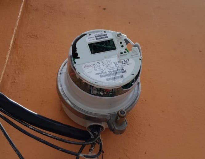 Sabotaje eléctrico: Edeeste culpa a vándalos por medidores rotos