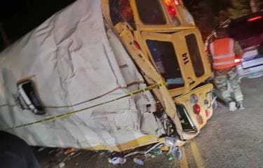 Reportan 6 fallecidos y más de 40 heridos en accidente carretera Jamao al Norte