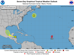 La tormenta tropical Erin traerá lluvias y fuerte oleaje a República Dominicana