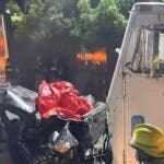 Ocho muertos y 12 heridos tras choque de camión recolector con una camioneta en La Ceiba, Higüey