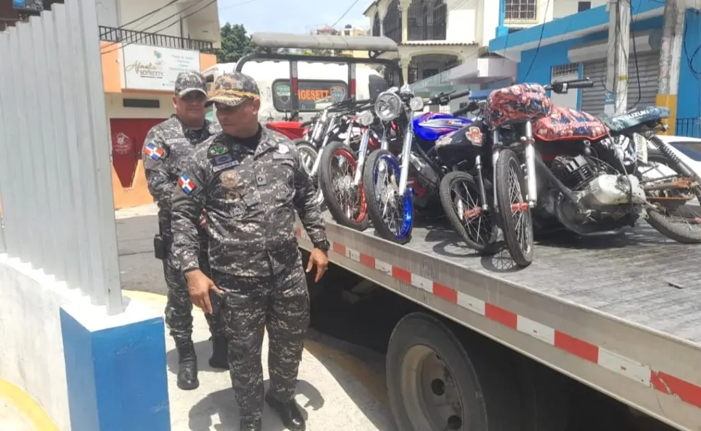 Las motociclestas retenidas serían utilizadas en carreras clandestinas en SDO