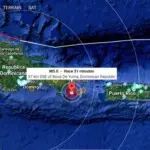 Temblor de 5.2 grados se registra al sur de Punta Cana; se percibe en varias ciudades