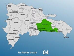 Lluvias y tormentas: cuatro provincias bajo alerta verde por sistema tropical