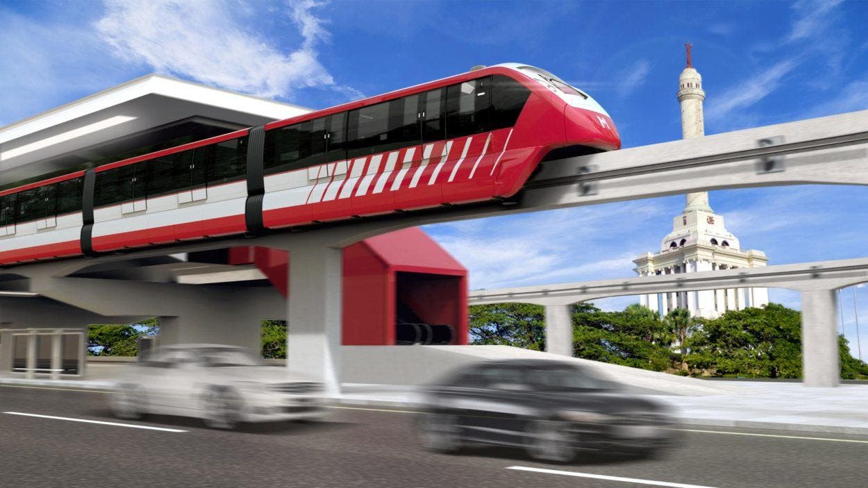 Abinader anuncia la construcción del Monorriel de Santo Domingo