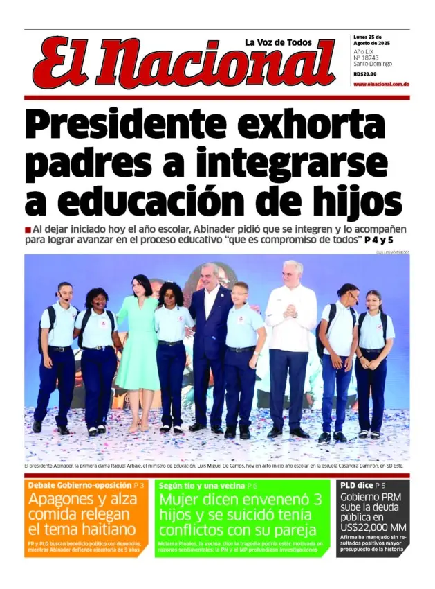 Impreso lunes 25 de agosto 2025