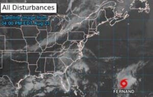 Fernand, la nueva tormenta tropical en la temporada de huracanes 2025