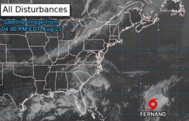 Fernand, la nueva tormenta tropical en la temporada de huracanes 2025