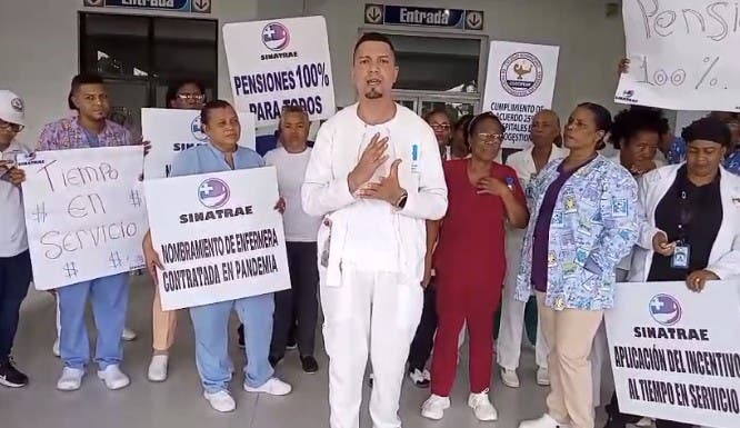 Gremios de enfermería reclaman a Abinader respeto a acuerdos y anuncian paro