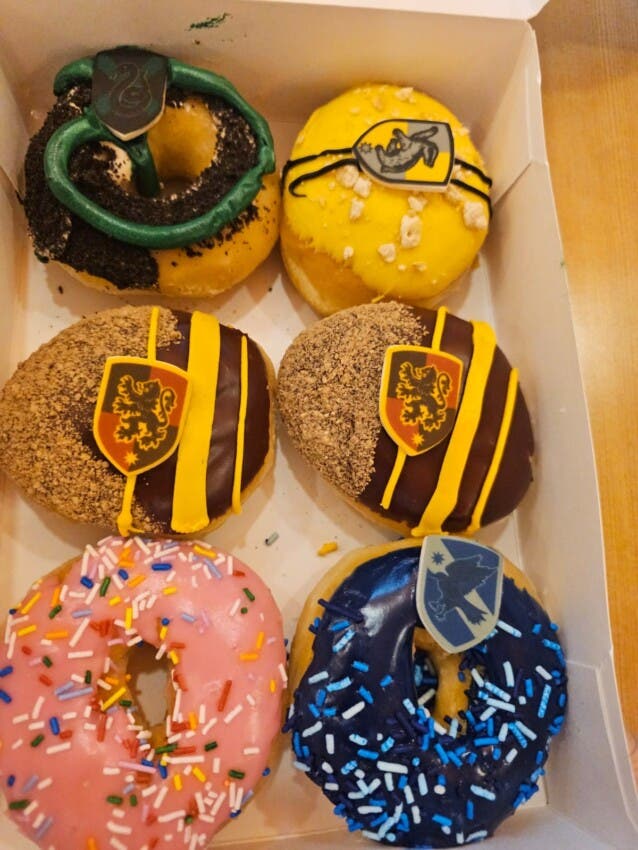 Una muestra de las  donas de Krispy Kreme