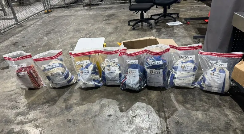 Hallan hamacas impregnadas de cocaína en aeropuerto de Las Américas