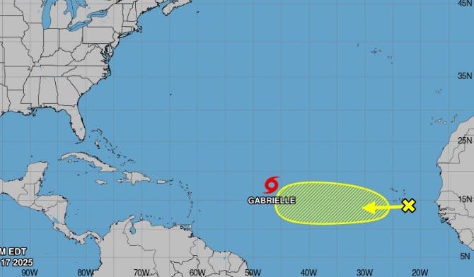 Se forma la Tormenta Tropical Gabrielle, ¿qué esperar?