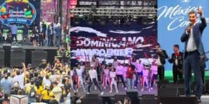 Llenan de alegría y folklore plaza Times Square