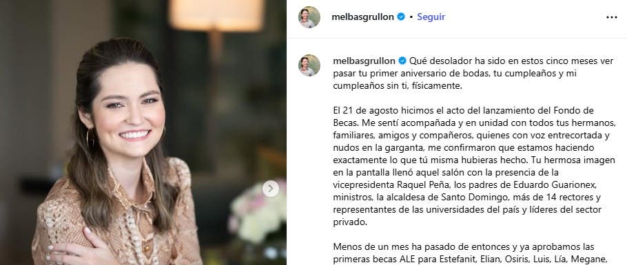 Cinco meses después del Jet Set, Melba Segura mantiene vivo el legado de su hija