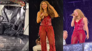 La lluvia no detiene a Shakira: un concierto inolvidable en México
