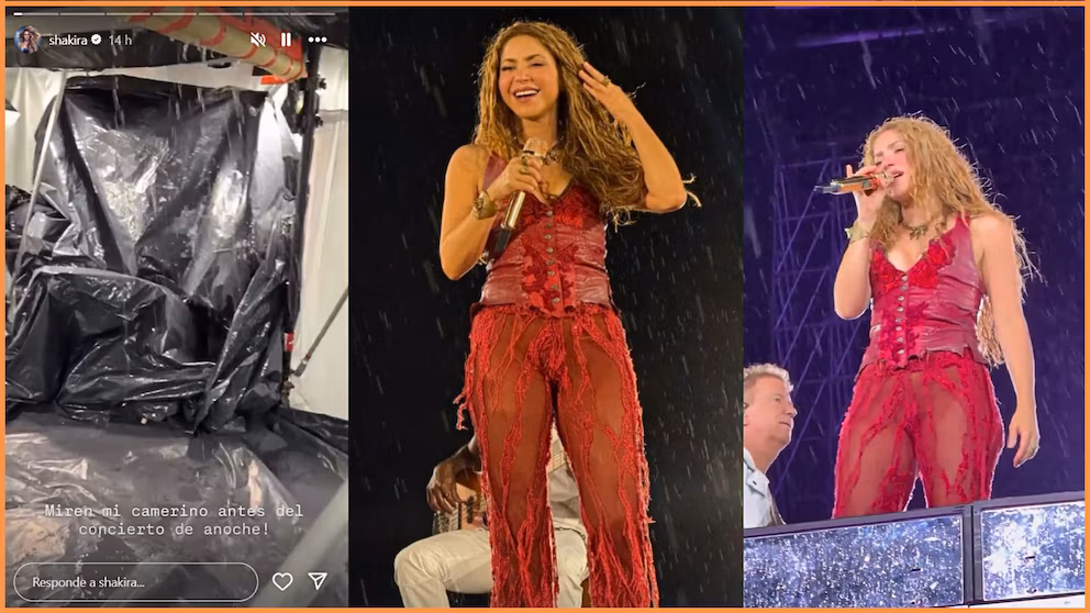 La lluvia no detiene a Shakira: un concierto inolvidable en México