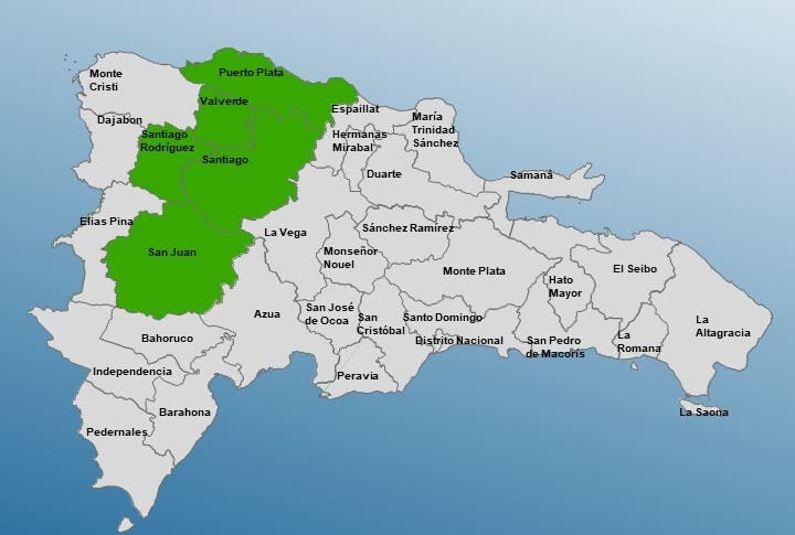 COE mantiene alerta verde en cinco provincias por lluvias y posibles inundaciones