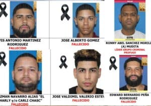 Identifican a los cinco hombres muertos en enfrentamiento policial en Santiago