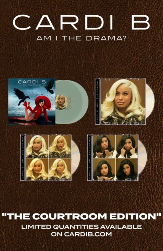 Cardi B vende CD limitados inspirados en su juicio viral