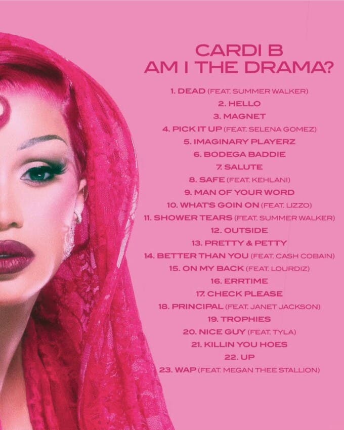 Cardi B lanza 'Am I the Drama?': un regreso espectacular marcado por su nuevo embarazo