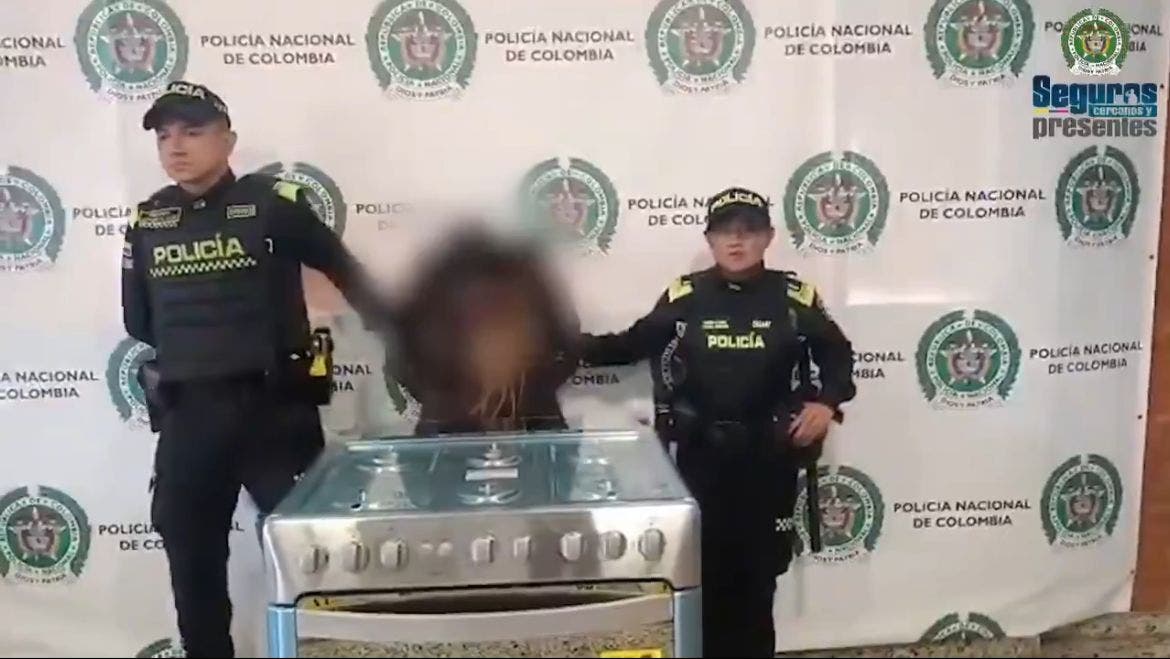 Detienen mujer con 21 kilos de marihuana oculta en una estufa