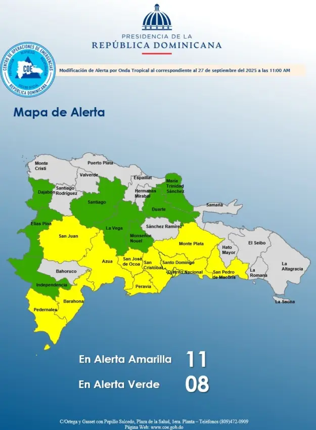 Lluvias dañan carreteras y puentes y desplazan millares de personas