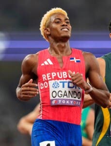 Alexander Ogando disputará en Tokio su tercera final mundial de 200 metros